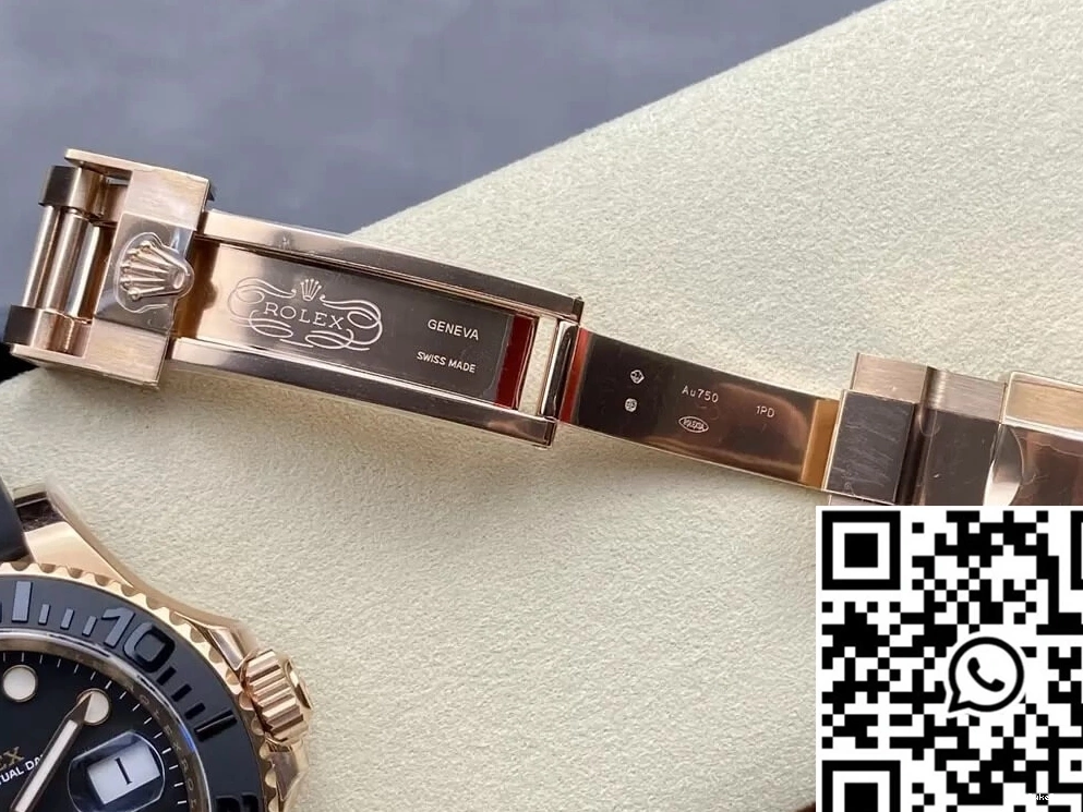 Dial Factory Clean Yacht Gold Rose Master Rolex M126655-0002 Black 0214